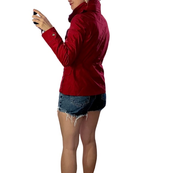 Burberry Red Utility Jacket (Size: S) - Picture 7 of 12